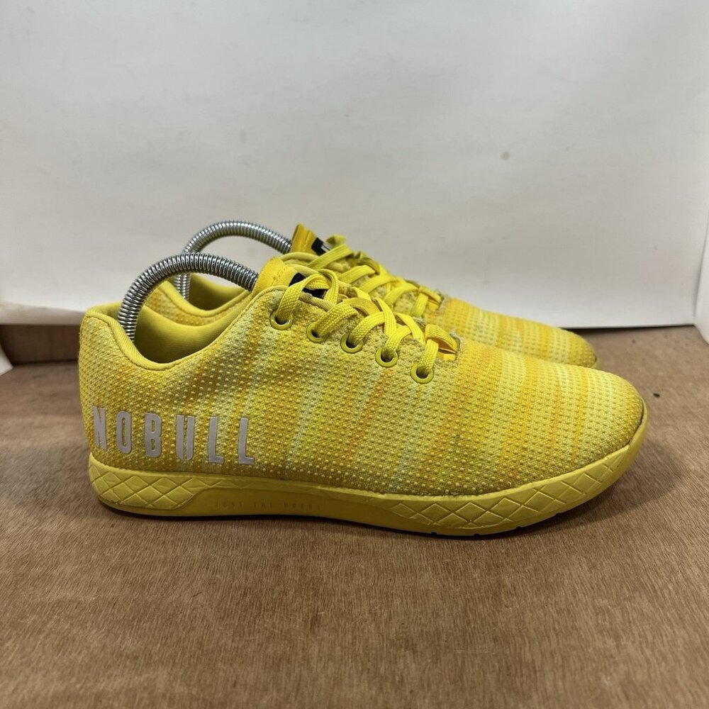 NO BULL Women Size 9 SuperFabric Trainers Running Shoes Yellow